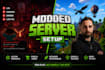 build and optimize a custom modded minecraft server