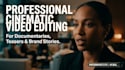 edit a professional documentary video for youtube instagram