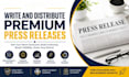 write and distribute premium press releases