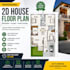 design 2d american style house plan