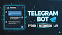 develop a custom telegram bot using python