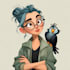 design a fun and playful cartoon  design