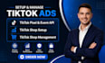 setup tiktok ads, tiktok pixel, events API, on your website