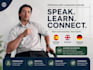 teach spanish, english and basic german online