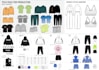 make tech pack  active wears set, gym wears for production
