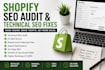 do shopify SEO audit and fix technical issues robotstxt
