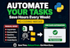 automate your repetitive tasks with a custom python bot