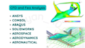 do cfd and fea analysis on comsol, abaqus and ansys