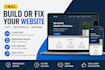 build a responsive landing page using HTML CSS javascript