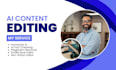 proofread edit humanize amazon kdp ai book manuscript content plagiarism check