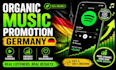 do organic music promotion in german