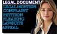 l write legal document, writing,contract,