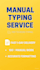 do manual typing and retype PDF to word document