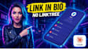 create a professional link in bio page using ai