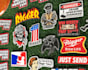 make custom rigger sticker pack, hard hat and toolbox decals or logo