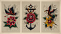 old school tattoo illustrations