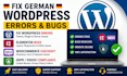 fix german wordpress errors elementor bugs woocommerce checkout gdpr dsgvo