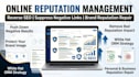 do online reputation management, ORM, reverse SEO and suppress negative links
