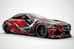 design eye catching race vehicle wrap graphics