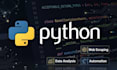 develop professional python desktop applications, bots, and automation scripts