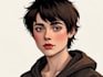 create a amazing vector cartoon portrait