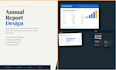 design a professional annual report powerpoint presentation