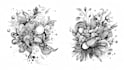 create clean and unique doodle art designs