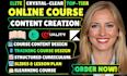 design structured course curriculum, elearning modules, and ppt course syllabus