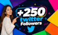 deliver 250 twitter followers quickly