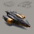create cinematic sci fi spaceship illustrations with high detail and lighting