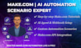 build make com automation for whatsapp, CRM and lead generation ,make com tutor