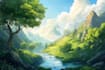 design stunning fantasy landscape