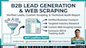 do b2b lead generation and web scraping with SEO audit