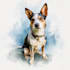 draw watercolor pet portrait