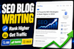 write SEO blog articles for ecommerce and small business