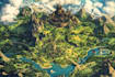 make you a unique fantasy battle map, world map