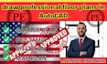 draw floorplan in autocad