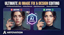 fix ai generated images and edit photoshop designs