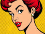 draw a retro pop art roy lichtenstein style