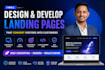 develop a perfect responsive landing page using react