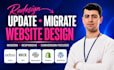 migrate redesign update wix squarespace odoo wordpress shopify website design