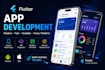 develop a custom IOS app using flutter with backend