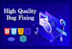 fix your website bug fast