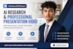 do ai research and create a professional presentation video using notebooklm