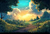 do amazing background art