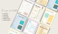 design custom digital and printable planner , notebook and journal