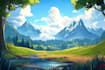 do amazing background art