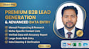 do expert b2b lead generation and data entry