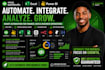 quickbooks powerbi excel google sheet square n8n zapier framer api automation