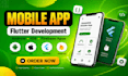 build mobile app development, flutter android ios app with firebase